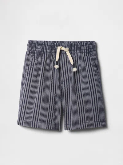 Gap Factory Babygap Seersucker Pull-on Shorts In Blue