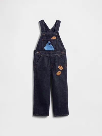 Gap Factory Babygap | Sesame Street Relaxed Denim Overalls In Blue