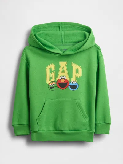 Gap Factory Babygap | Sesame Street Relaxed Logo Hoodie In Green