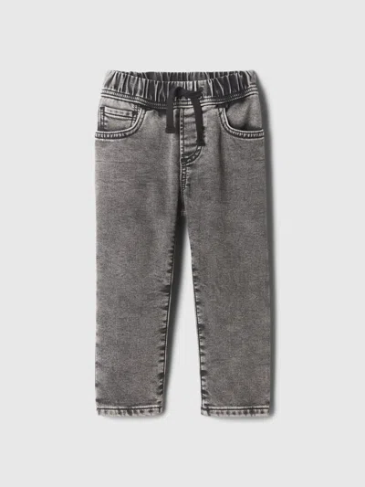 Gap Factory Babygap Slim Supersoft Pull-on Jeans In Black