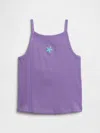 Gap Factory Babygap Squareneck Tank Top In Purple