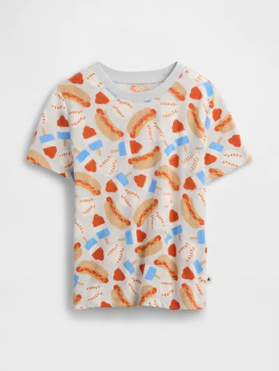 Gap Factory Babygap Stripe Crewneck T-shirt In Multi