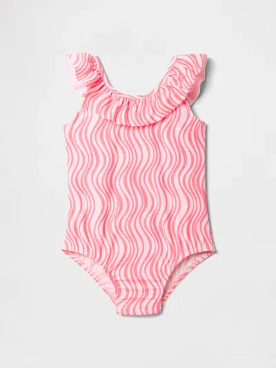 Gap Factory Babygap Swim Ruffle One-piece In Pink