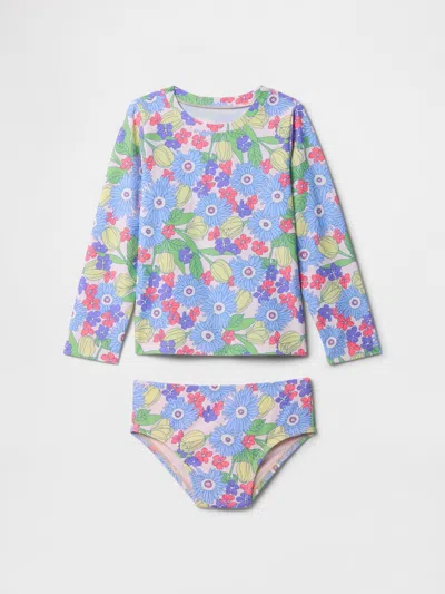 Gap Factory Babygap Two-piece Rash Guard In Black