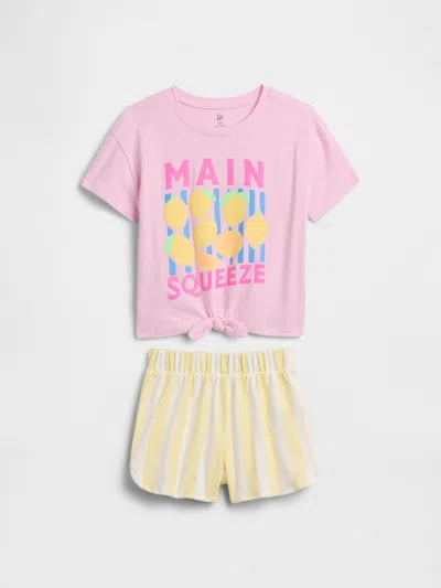 Gap Factory Babygap Two-piece Outfit Set In Pink