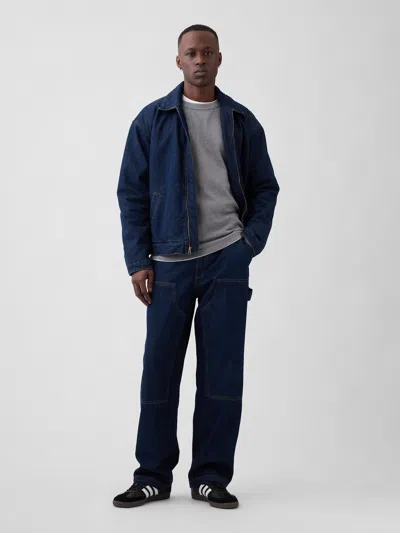Gap Factory Baggy Carpenter Jeans In Blue