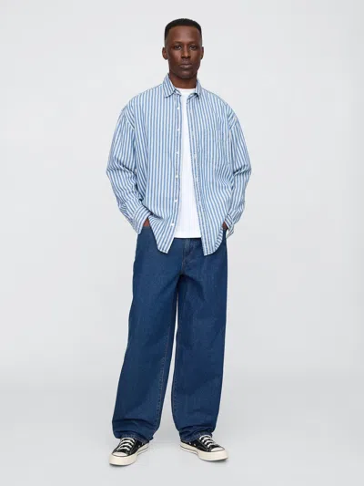 Gap Factory Baggy Jeans In Blue