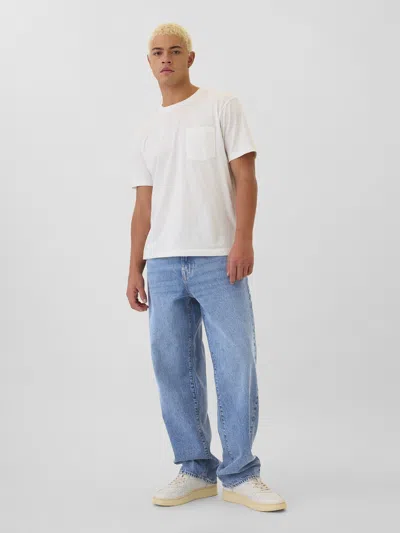 Gap Factory Baggy Jeans In Blue