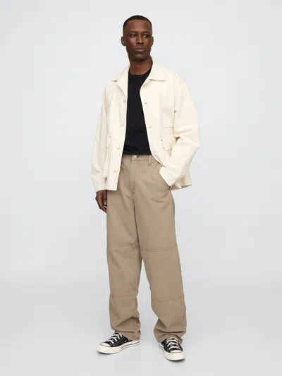 Gap Factory Baggy Utility Cargo Jeans In Brown