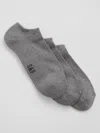 Gap Factory Basic Ankle Socks (3-pack) In Gray