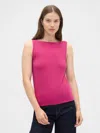 Gap Factory Boatneck Tank Top In Pink