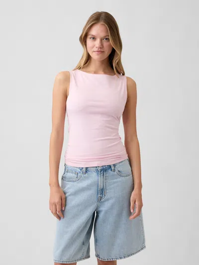 Gap Factory Boatneck Tank Top In Pink