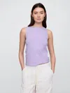 Gap Factory Boatneck Tank Top In Purple