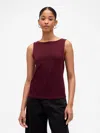 Gap Factory Boatneck Tank Top In Red