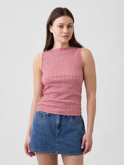 Gap Factory Boatneck Tank Top In Red