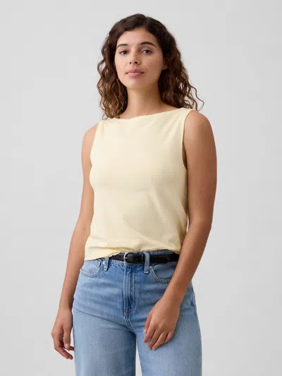 Gap Factory Boatneck Tank Top In Yellow