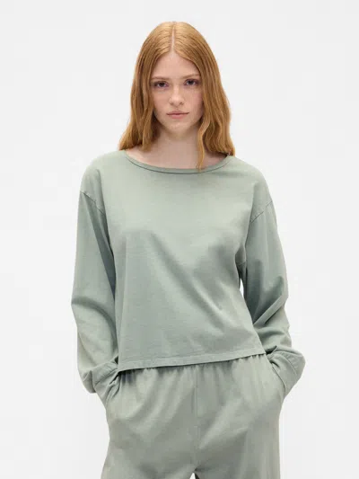 Gap Factory Boxy Pj T-shirt In Green