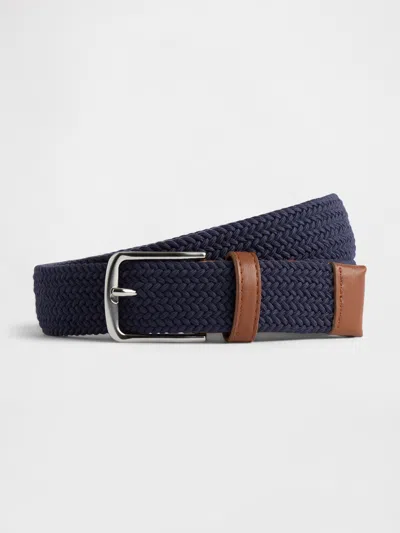 Gap Factory Braided Vegan-leather Belt In Blue