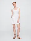 Gap Factory Bubble Mini Dress In White