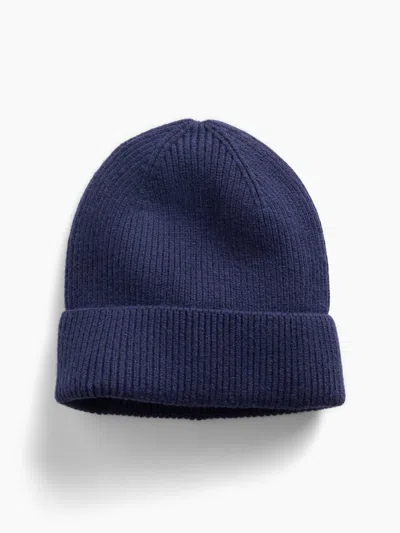 Gap Factory Cashsoft Beanie In Navy Uniform