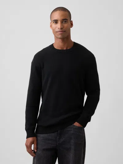 Gap Factory Cashsoft Crewneck Sweater In Black