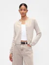 Gap Factory Cashsoft Pointelle Cardigan In Neutral
