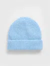 Gap Factory Cashsoft Recycled Ribbed Beanie In Blue