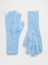 Gap Factory Cashsoft Recycled Ribbed Gloves In Blue