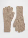 Gap Factory Cashsoft Recycled Ribbed Gloves In Brown