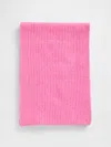 Gap Factory Cashsoft Recycled Ribbed Scarf In Pink
