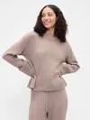 Gap Factory Cashsoft Relaxed Crewneck Sweater In Brown