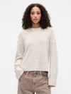 Gap Factory Cashsoft Relaxed Crewneck Sweater In Neutral