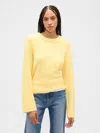 Gap Factory Cashsoft Relaxed Crewneck Sweater In Yellow
