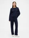 Gap Factory Cashsoft Relaxed Ribbed Sweater Pants In Blue
