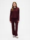 Gap Factory Cashsoft Relaxed Ribbed Sweater Pants In Brown