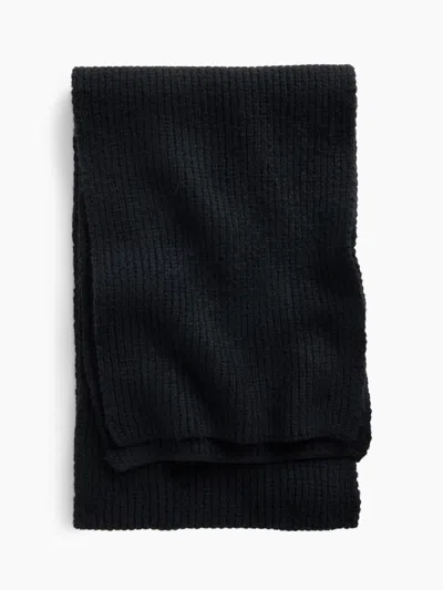 Gap Factory Cashsoft Ribbed Scarf In Black