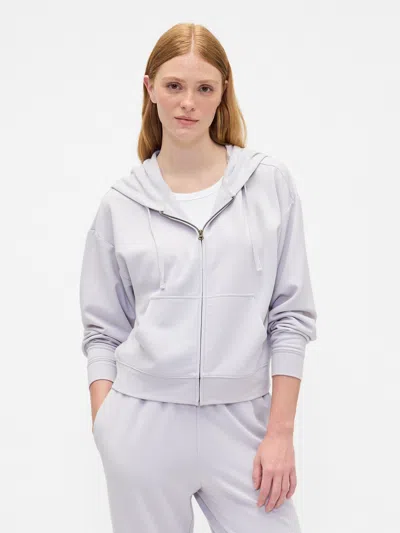 Gap Factory Cloudlight Oversized Zip Hoodie In Gray