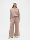 Gap Factory Cloudlight Pull-on Super-wide Pants In Brown