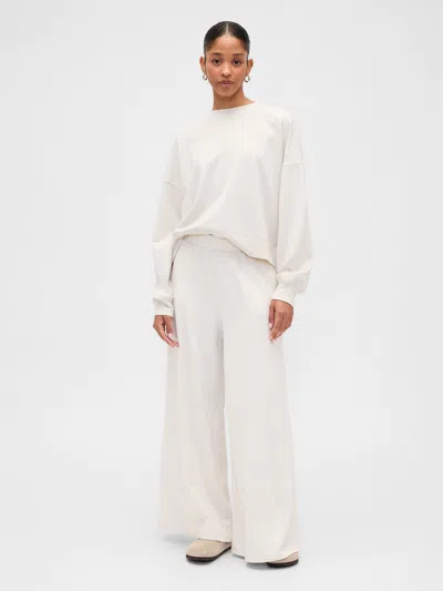 Gap Factory Cloudlight Pull-on Super-wide Pants In White