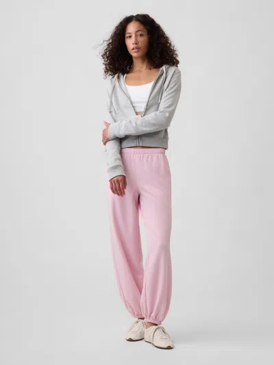Gap Factory Cloudlight Relaxed Pull-on Joggers In Pink Rose Mist
