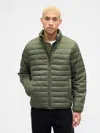 Gap Factory Coldcontrol 100% Recycled Relaxed Puffer Jacket In Green