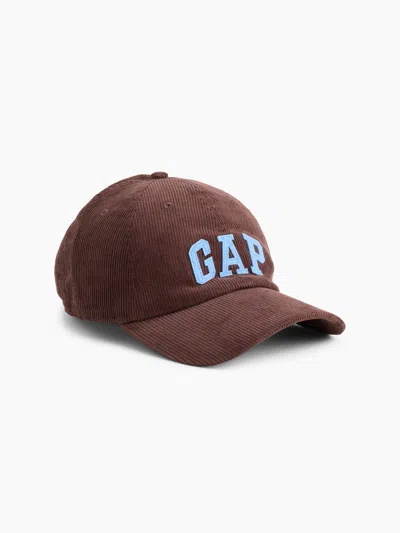 Gap Factory Corduroy Baseball Hat In Terra Brown
