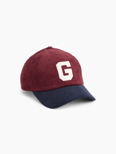 Gap Factory Corduroy Baseball Hat In Tuscan Red