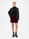 Gap Factory Corduroy Mini Skirt In Black