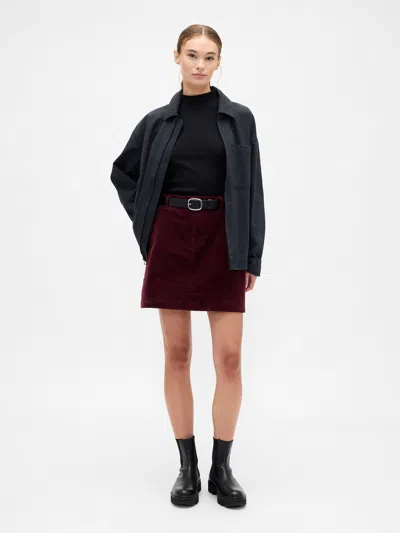 Gap Factory Corduroy Mini Skirt In Black