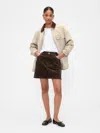 Gap Factory Corduroy Mini Skirt In Brown