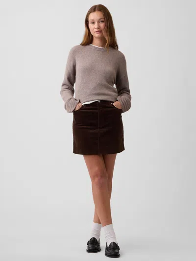 Gap Factory Corduroy Mini Skirt In Woodsy Brown