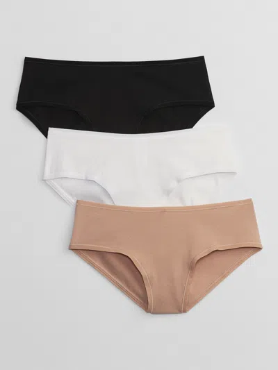 Gap Factory Cotton Hipster Underwear (3-pack) In Multi