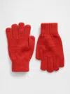 Gap Factory Cozy Gloves In Red