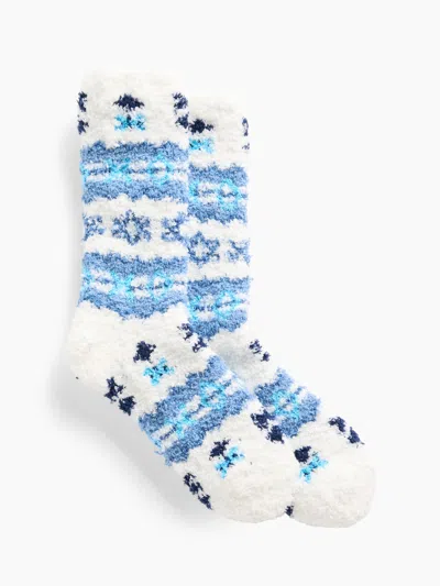Gap Factory Cozy Socks In White Graphic
